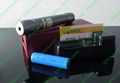 1000mW 445nm waterproof focusable true blue laser pointer burning torch