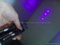 5mw 405nm blue violet laser pointer/ purple uv laser pen free shipping