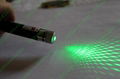 50mw 532nm kaleidoscopic green laser pointer pen with star cap + free shipping