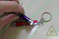 5mw 2in1 led red laser pointer/ keychain laser pointer free shipping