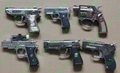 Gun Lighters with 5mw 650nm red laser pointer/ pistol lighter laser free shippin
