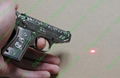 Gun Lighters with 5mw 650nm red laser pointer/ pistol lighter laser free shippin