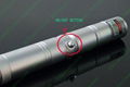 200mw Highpower focusable green laser pointer flashlight burn matches free ship