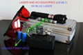 OXLasers OX-BL1 1000mw/1W FOCUSABLE burning blue laser pointer with 5 star caps 