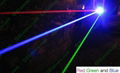 OXLasers RGB301 1000MW blue+200mw red+100mw green 3 in 1 burning  laser pointer