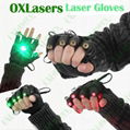 OXLasers green laser gloves with 4 laser modules for DJ party dancing show light 1