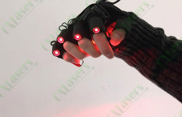 OXLasers green laser gloves with 4 laser modules for DJ party dancing show light 3