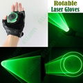 auto moving green laser gloves palm laser for DJ dancing club rotating laser  