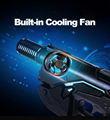 oxlasers 445nm burning 3W blue laser gun laser pointer gun laser focusable 