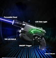oxlasers 445nm burning 3W blue laser gun laser pointer gun laser focusable  6