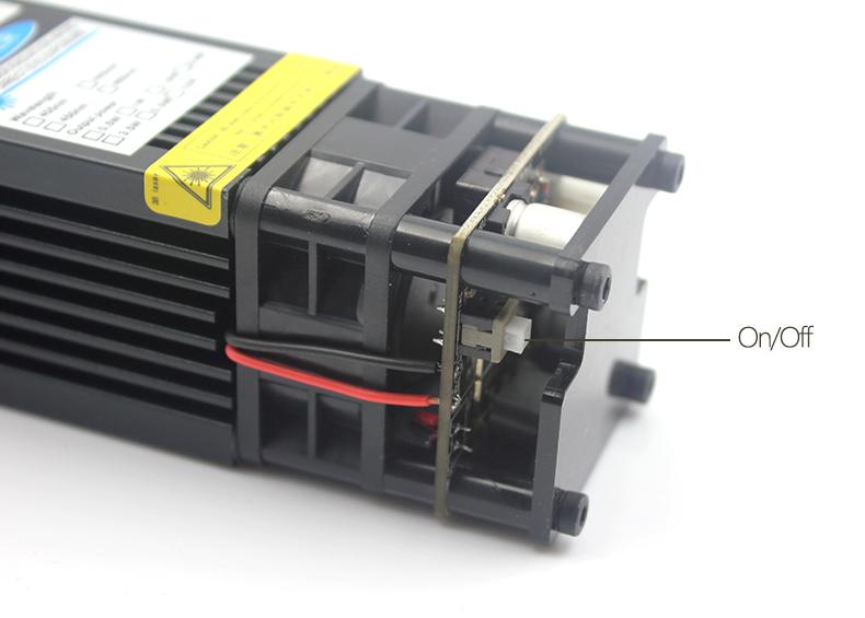 oxlasers 3500mw 3.5W 450nm foucsable laser module laser head for laser cutter 2