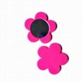 6cm plastic small round shaped pocket mirror for makeup gift set