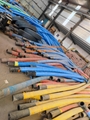 cement trailer Wire rope cement ash unloading pipe Ash discharge hose  