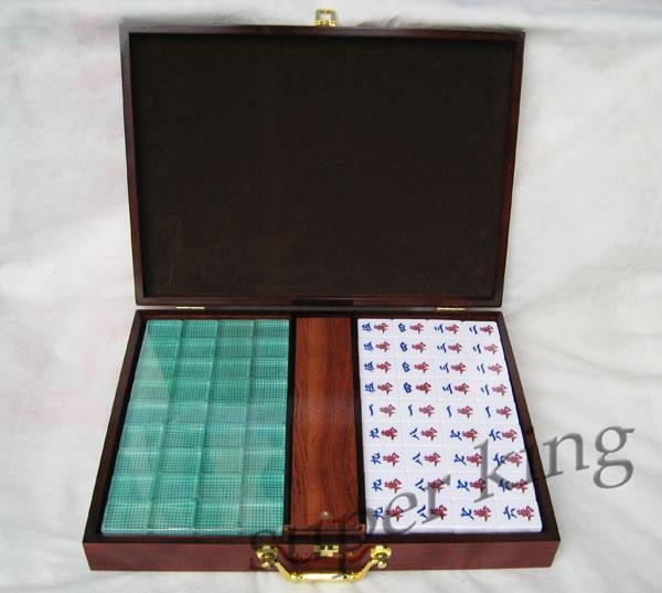 Chinese mahjong set(crystal mahjong tiles) 4