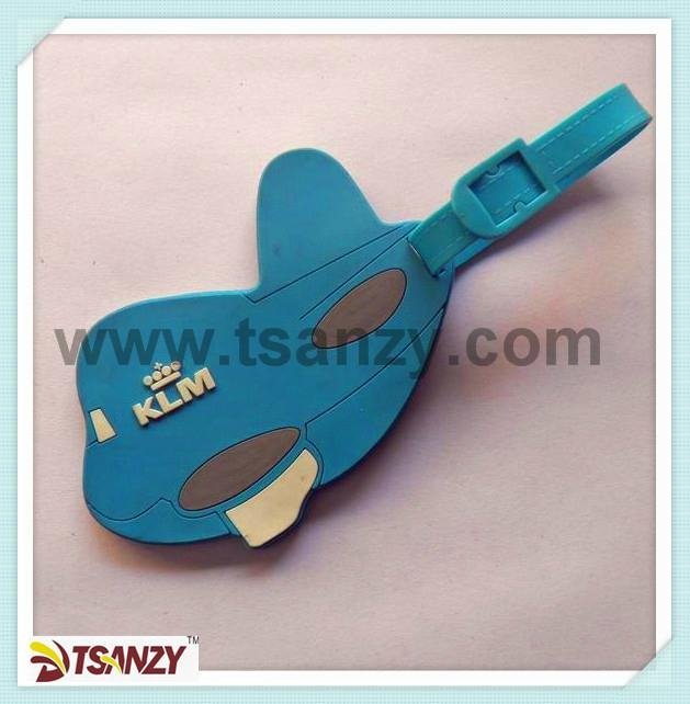 promotional airplane pvc l   age tags/ bag tags