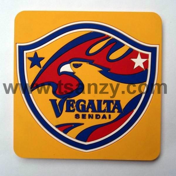 promotional cup coasters/ cup mat/ cup pad with branded logo 3