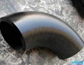 butt welded black paint 90degree LR/SR pipe elbow 