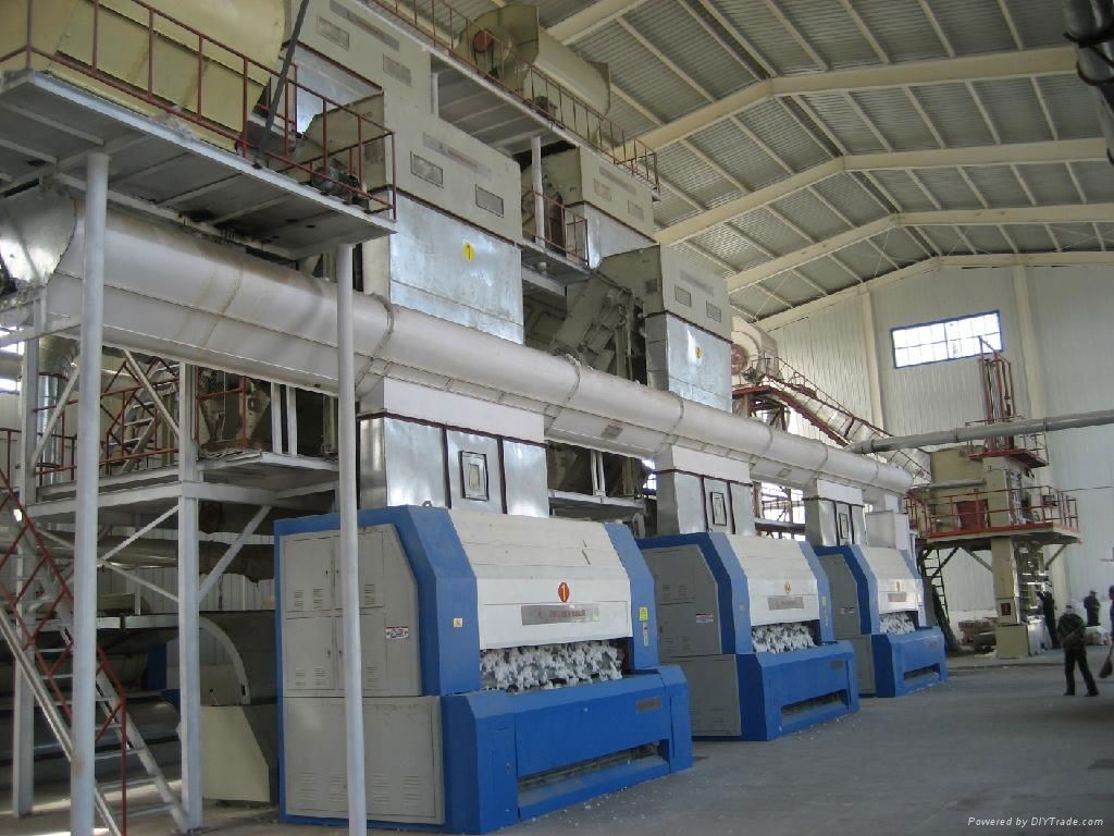 Complete line of cotton ginning equipment