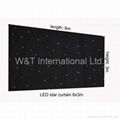 LED Star curtain RGB Tri (6x3m) 1