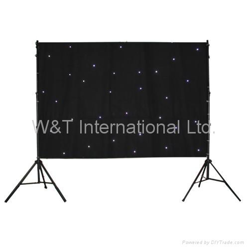 LED Star Curtain 3x2m White led 