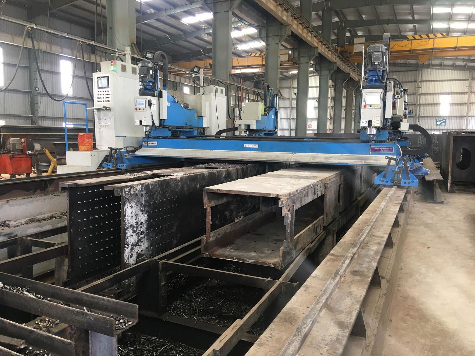 Steel bridge drilling machine 3