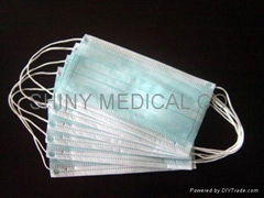 Disposable medical face mask