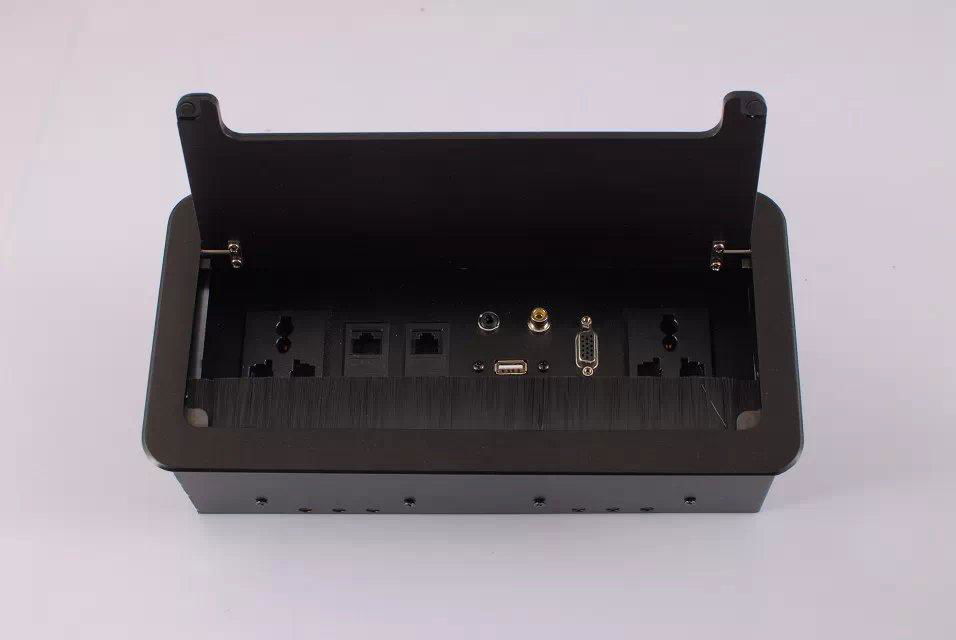 桌面插座 多媒体信息盒  抽线盒  电动插座 5