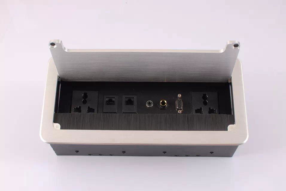 桌面插座 多媒体信息盒  抽线盒  电动插座 2