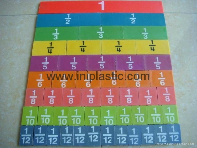 we are a plastic moulded injection rainbow fraction tiles decimal fraction tiles 4