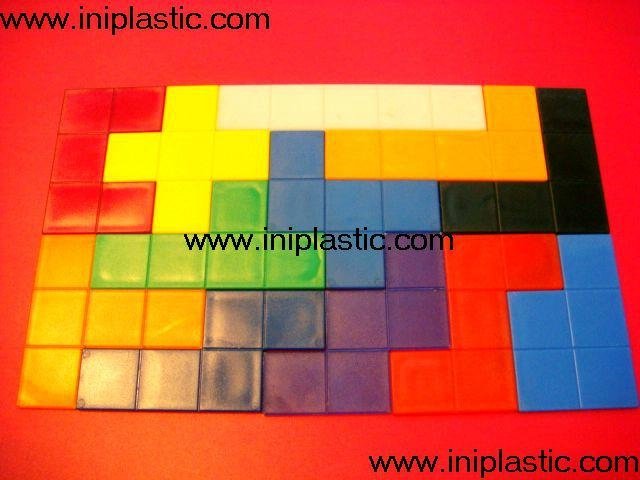 我们塑料制品厂生产五联骨牌智力砖块|俄罗斯方块|俄罗斯积木|多米诺 3