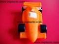 we are a toys factory supplying many vinyl squeaky car F1 racer pull back car