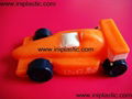 we are a toys factory supplying many vinyl squeaky car F1 racer pull back car