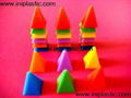 9)we supply stackable houses stackable caps stackable paramids