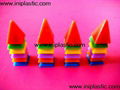 9)we supply stackable houses stackable caps stackable paramids