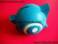 we mainly produce kinds of plastic cover piggy bank bottom covers plastic lid 19