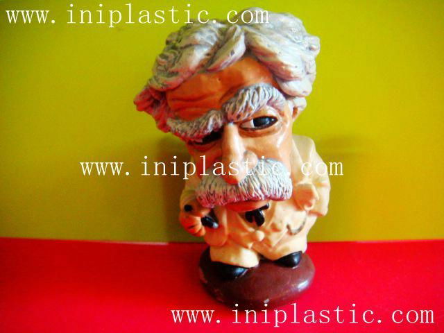 we mainly manufacture Mark Twain polyresin figurine resin crafts hand craft 5