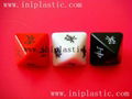 we make plastic moulded translucent dice blace dice clear dice plastic cubes 11