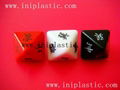 we make plastic moulded translucent dice blace dice clear dice plastic cubes 13