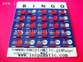 we mianly produce custom made bingo cards bingo games bingo shutter cards 16