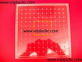 plastic  geo baord double sided geo board geometric board transparent GEO board 12