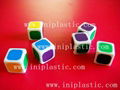 we make plastic moulded translucent dice blace dice clear dice plastic cubes 18