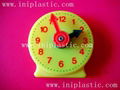 we manufacture plastic learning clock study clock plastic clock geared clocks 