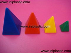我們是塑膠工模廠生產四稜錐體|課堂用品|教輔器材|教輔用品|教輔材料