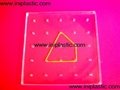 we produces a lot of double sided GEO boards peg boards nail boards 4
