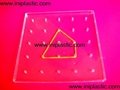 we produces a lot of double sided GEO boards peg boards nail boards 5