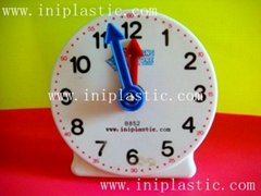 we are a plastic moulded injection factory 4-inch geared clock non geared clock