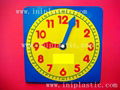 we are a plastic moulded injection teacher clock teaching clock learning clock 14