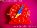 we are a plastic moulded injection teacher clock teaching clock learning clock