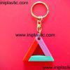 我们玩具厂生产塑料三角形钥匙扣三角形体钥匙扣平面几何教具图形 2