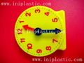 we are a plastic moulded injection factory 4-inch geared clock non geared clock